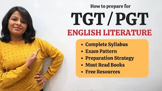 TGT PGT English Exam Preparation Syllabus Strategy amp Free Resources [upl. by Sisco]