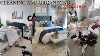 Cleaning My Room  Clean With Me  Cleaning motivation  TikTok Compilation [upl. by Simmie278]