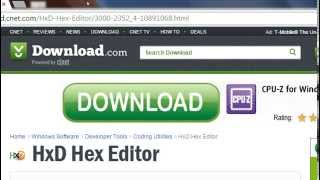 How to download HXD hex editor [upl. by Rellia]