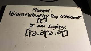 ɽ voiced retroflex flap consonant [upl. by Ahsiekin]