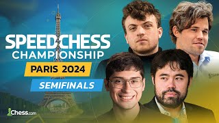 Magnus Carlsen amp Hans Niemann Go HeadToHead SCC LIVE From Paris [upl. by Onairotciv]