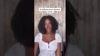 Coiffure cheveux naturel court [upl. by Auhesoj]