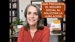 Como presentar su solicitud para la Jubilación y que preguntan  SEGURO SOCIAL [upl. by Ainitsirk]