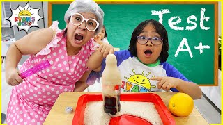 Back To School Test Day 1hr Pretend Play with Ryans World [upl. by Aneev]