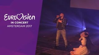 Joci Pápai  Live at Eurovision in Concert 2017  Amsterdam  Origo [upl. by Akihsal]