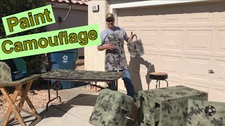 How To Paint Camouflage DIY Camo Paint [upl. by Seuguh802]