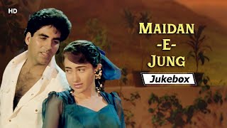 MaidanEJung1995 HD Songs  मैदानएजंग  Akshay Kumar  Karisma  Dharmendra  Bappi Lahiri Hits [upl. by Lenno]