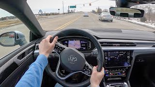 2021 Volkswagen Arteon SEL Premium RLine  POV Test Drive Binaural Audio [upl. by Gnouv]