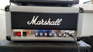 Marshall Mini Silver Jubilee Head Demo [upl. by Savill]