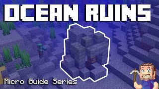 Ocean Ruins  Minecraft Micro Guide [upl. by Dickman]