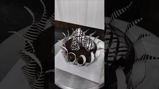 Simple chocolate cake decoration ideas chocolatecake shorts youtubeshorts viralvideo trending [upl. by Wanfried]