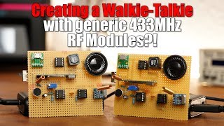 Creating a WalkieTalkie with generic 433MHz RF Modules [upl. by Atikahs]