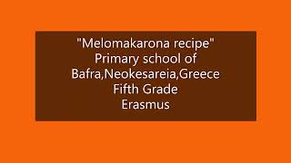 Melomakarona recipe [upl. by Randi]