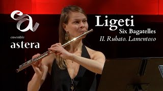 Ligeti Six Bagatelles  II Rubato Lamentoso  Ensemble Astera [upl. by Kallick254]