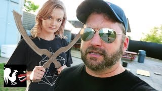 Burnie Vlog Making a Sword [upl. by Ahsiek]