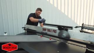 How to Use the SnapTable PRO  Swenson Shear Roof Cutting Tools [upl. by Elletse]