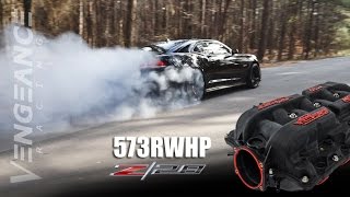 573rwhp 2015 Z28 with MSD Atomic AirForce Intake Manifold amp MAST Heads [upl. by Helbonna282]