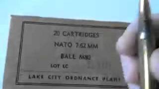 762x51 NATO Lake City M80 Ball Ammo [upl. by Cher]