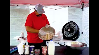 How To Make Fry Bread with William Luethje coowner of Fry Bread Factory [upl. by Rasec170]