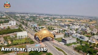 Amritsar Punjab  Lockdown  Time  Drone View  4K [upl. by Airetas278]