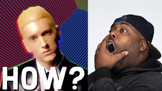 First Time Hearing Eminem  Rap God Explicit Reaction [upl. by Millar]