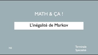 Linégalité de Markov [upl. by Lougheed]