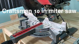 Craftsman 10 inch miter saw [upl. by Duhl]