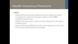 FSA HRA and HSA Eligible Expenses [upl. by Stallworth]