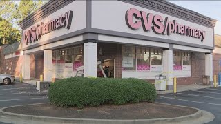 Suspects crash down door at Cobb CVS fail in ATM robbery attempt [upl. by Imuya625]