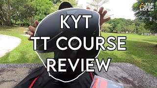 KYT  TT Course  Motorcycle Helmet  Review [upl. by Ylecara424]