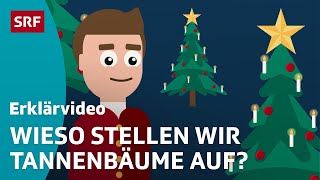 Wieso stellen wir Weihnachtsbäume auf – einfach erklärt  Kindervideos  SRF Kids [upl. by Jannel]