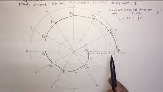 Archimedean Spiral  engineering graphics  gtu [upl. by Sanburn]