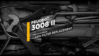 Cabin Filter Replacement  Peugeot 3008 I  WP9319 [upl. by Jabez]