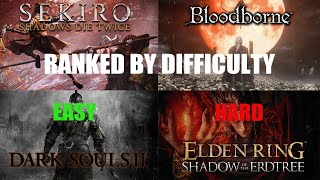 Ranking Every Souls Game from EASIEST to HARDEST Including Elden Ring Shadow of the Erdtree [upl. by Crystal]