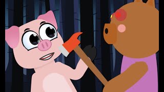 ROBLOX PIGGY CHAPTER 4 Forest  Thinknoodles Piggy Animated [upl. by Gnoc]