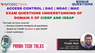 CISSP DOMAIN 5 ACCESS CONTROL Questions [upl. by Gainer453]