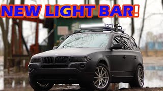 New Roof Rack and Light Bar on BMW X3 [upl. by Harragan892]