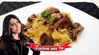 Pappardelle ai Funghi Porcini  Ricetta veloce [upl. by Eastlake137]