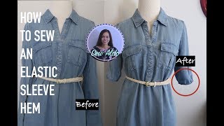 DIY EASY 5 MINUTES SLEEVES ALTERATIONS  SEWING FOR BEGINNERS [upl. by Meingolda882]