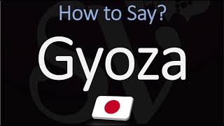 How to Pronounce Gyoza CORRECTLY [upl. by Oleusnoc509]