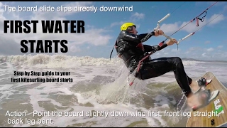 How to Kitesurf Board Start  Common Mistakes [upl. by Lavine]