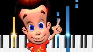 Jimmy Neutron Theme Song  Piano Tutorial [upl. by Elicia]