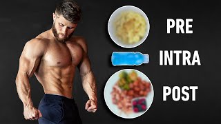 What To Eat Before During amp After Training For Max Muscle Growth [upl. by Delora]