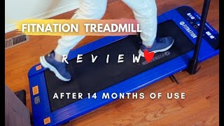 FITNATION SLIMLINE WALKING TREADMILL REVIEW [upl. by Bartholomeus]