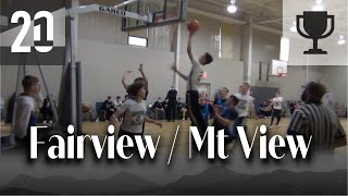 Fairview vs Mt View Basketball Championship 2021 [upl. by Schoenburg377]