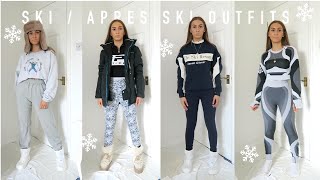 WHAT I WORE SKIING⛷❄️ APRES SKI OUTFIT IDEAS  PACK WITH ME [upl. by Mazonson]