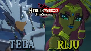 Teba and Riju amp Patricia Cutscene  Hyrule Warriors Age of Calamity [upl. by Junieta]