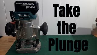 Makita Trim Router Plunge Base Review  Cordless AND Corded [upl. by Alyal]