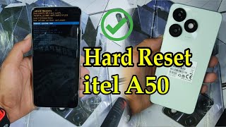 Hard Reset itel A50 [upl. by Haley]