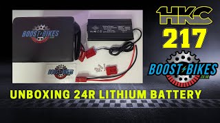 🔋 Oset upgrade Battery from Boost Bikes boostbikes5098 lithium unboxing install [upl. by Nonnaer293]